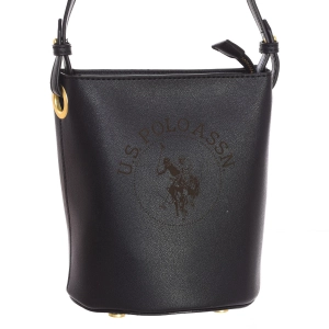 Bolso bucket U.S. POLO ASSN. BEUD55872WVP mujer Color: Negro 