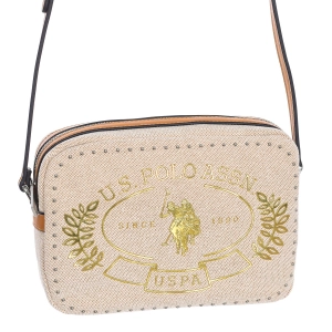 Bolso crossbody U.S. POLO ASSN. BEUWH5415WUP mujer Talla: TU Color: Beige