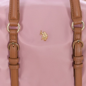 Bolso satchel U.S. POLO ASSN. BEUHU5492WIP mujer Color: Rosa 