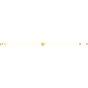 Pulsera con circonita cúbica 18Kt Oro Amarillo 5.0416.H9