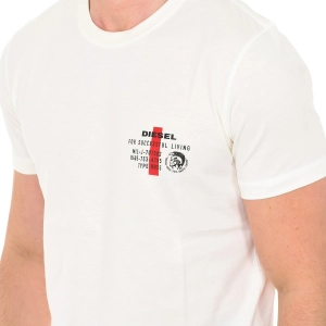 Camiseta de manga corta cuello redondo Diesel A00628-0LAYY hombre Talla: XL Color: Blanco 