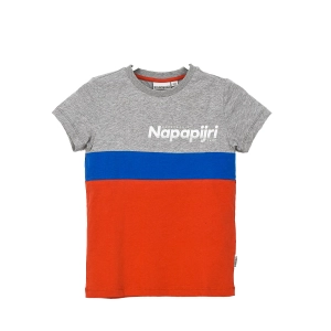 Camiseta de manga corta y cuello redondo Napapijri GA4EQE niño Talla: 8 AÑOS Color: Multicolor 