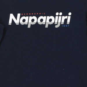 Camiseta de manga larga y cuello redondo Napapijri GA4EQF niño Talla: 8 AÑOS Color: Azul 