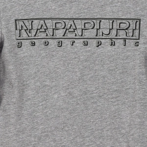 Camiseta de manga larga y cuello redondo Napapijri N0CIWK niño Talla: 8 AÑOS Color: Gris 