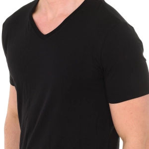 Camiseta Manga Corta cuello en pico Diesel 00CG26-0QAZY hombre Talla: XL Color: Negro 