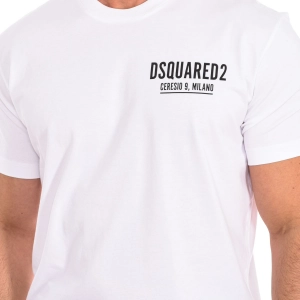 Camiseta manga corta Dsquared2 S71GD1116-D20014 hombre Talla: 3XL Color: Blanco