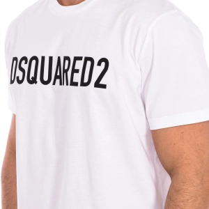 Camiseta manga corta Dsquared2 S74GD1184-S23009 hombre Talla: L Color: Blanco 