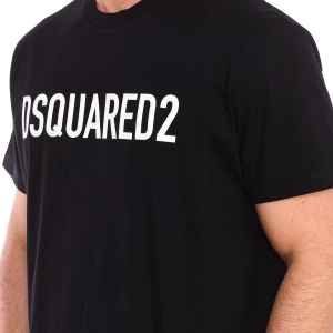 Camiseta manga corta Dsquared2 S74GD1184-S23009 hombre Talla: XL Color: Negro 