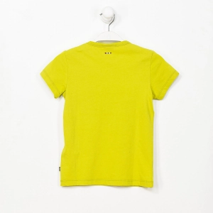 Camiseta manga corta K SAKY con cuello redondo Napapijri N0CIWI niño Talla: 8 AÑOS Color: Amarillo 