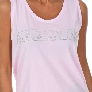 Camiseta Top de tirantes Siccari cuello redondo Napapijri NP0A4E3V mujer Talla: XS Color: Rosa 