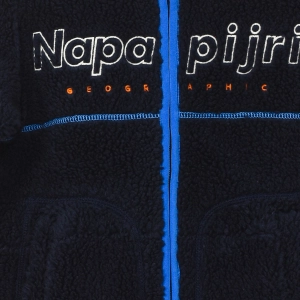 Chaqueta de forro polar con capucha Napapijri GA4EPS niño Talla: 8 AÑOS Color: Azul 