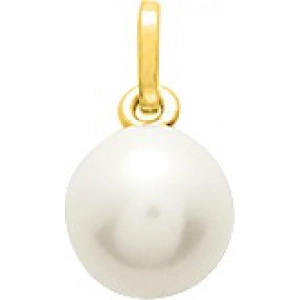 Colgante perla cultivada en agua dulce 9Kt Oro Amarillo 0M1616.9Y Lua blanca