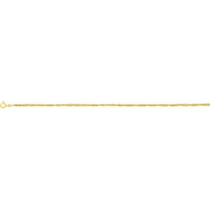 Collar cadena singapur 9Kt Oro Amarillo 0MF70.50 Talla 50