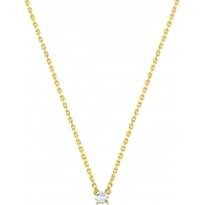 Collar con diamante 0.15ct 18Kt Oro Amarillo FC846JQJ1