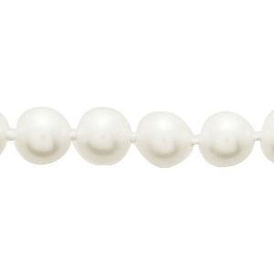Collar con perla cultivada en agua dulce 5-5.5mm 18Kt Oro Amarillo 8033.8W.45 Talla 45 Lua blanca