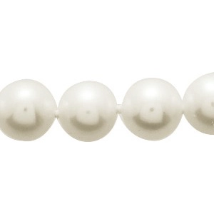 Collar con perla cultivada en agua dulce 7-7.5mm 18Kt Oro Amarillo 8033.0W.45 Talla 45 Lua blanca