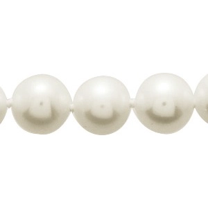 Collar con perla cultivada en agua dulce 7mm entrada precio 18Kt Oro Amarillo 8039.0W.45 Talla 45 Lua blanca