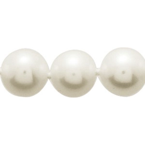 Collar con perla cultivada en agua dulce 8-8.5mm 18Kt Oro Amarillo 8033.1W.45 Talla 45 Lua blanca