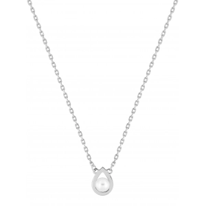 Collar perla imitación Plata 925 rh Lua Blanca 455935.0