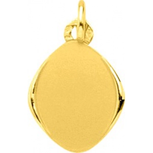 Medalla 18Kt Oro Amarillo 45950 Lua blanca