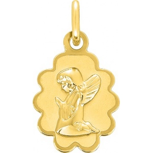 Medalla angel oro amarillo 18kt Lua Blanca 32111.0