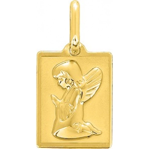 Medalla angel oro amarillo 18kt Lua Blanca 32121.0