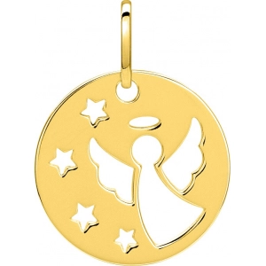 Medalla chapado en oro 259671 Lua blanca