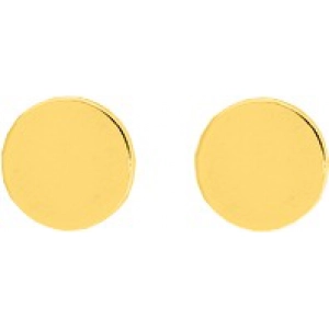 Pendientes par 9Kt Oro Amarillo 0M6046 Lua blanca