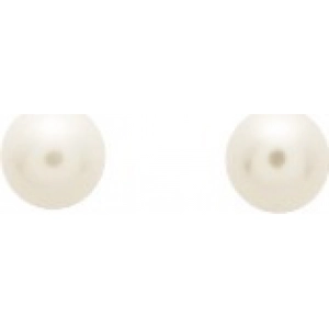 Pendientes par perla cultivada en agua dulce 4mm 9Kt Oro Amarillo 316463.X9 Lua blanca