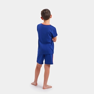 Pijama de manga corta y cuello redondo Munich DH1150 niño Talla: 8 AÑOS Color: Azul 