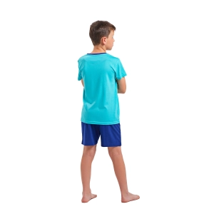 Pijama de manga corta y cuello redondo Munich DH1152 niño Talla: 6 AÑOS Color: Turquesa 