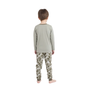 Pijama de manga larga y cuello redondo Munich VP1451 niño Talla: 8 AÑOS Color: Verde 