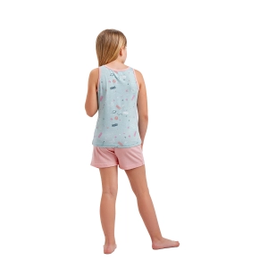 Pijama de tirantes y cuello redondo Munich DH1200 niña Talla: 12 AÑOS Color: Multicolor 
