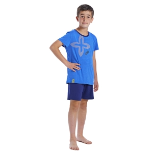 Pijama Glam de manga corta y cuello redondo Munich CH1351 niño Talla: 10 AÑOS Color: Azul 
