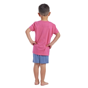 Pijama Retro manga corta cuello redondo Munich CH1152 niño Talla: 6 AÑOS Color: Multicolor 