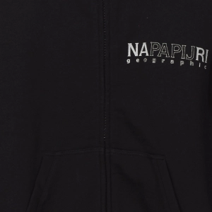 Sudadera con capucha de manga larga Napapijri GA4EPV niño Talla: 8 AÑOS Color: Negro 