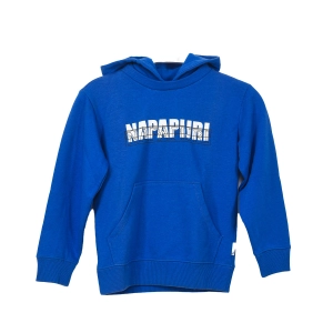 Sudadera con capucha de manga larga Napapijri GA4EPX niño Talla: 8 AÑOS Color: Azul 
