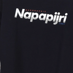Sudadera de manga larga y cuello redondo Napapijri GA4EQ6 niño Talla: 8 AÑOS Color: Negro 