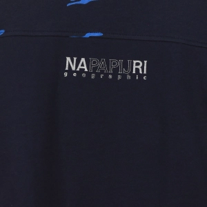 Sudadera manga larga y cuello redondo Napapijri GA4EPU niño Talla: 8 AÑOS Color: Azul 