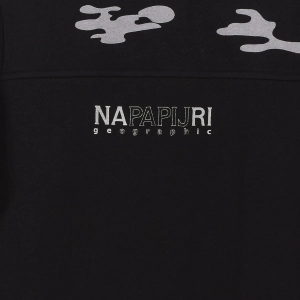 Sudadera manga larga y cuello redondo Napapijri GA4EPU niño Talla: 8 AÑOS Color: Negro 