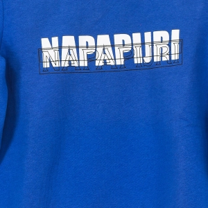 Sudadera manga larga y cuello redondo Napapijri GA4EPW niño Talla: 8 AÑOS Color: Azul 