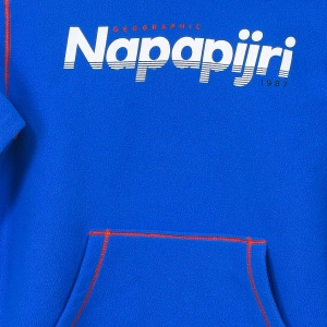 Sudadera polar K TAU cuello alto con capucha Napapijri GA4EPP niño Talla: 8 AÑOS Color: Azul 