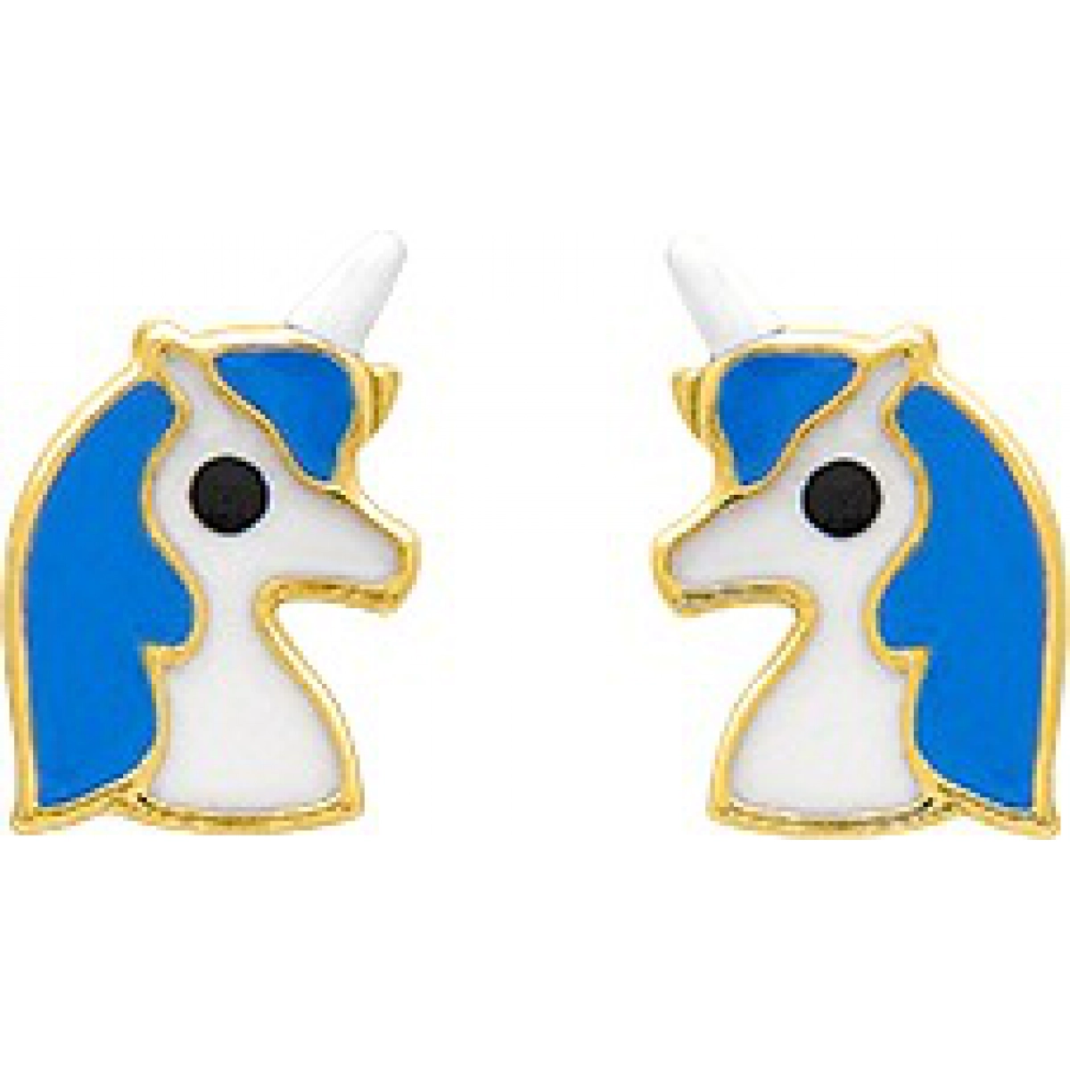 18K YG earrings pair Lua Blanca  9707.7C 