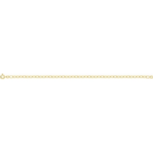 Pulsera cadena eslabón fantasía chapado en oro Lua Blanca 254596I.18 -  Talla 18