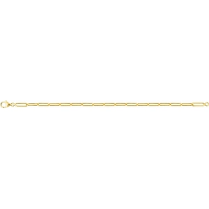 Pulsera cadena eslabón rectangular chapado en oro Lua Blanca 254528I.18 -  Talla 18