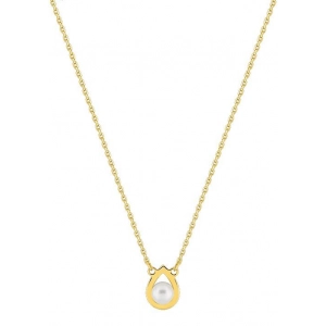 Collier oro 18Kt avec perla cultivada en agua dulce fantaisie Lua Blanca 4.0735.X9.0