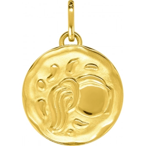 Colgante zodiaque Verseau chapado en oro Lua Blanca 259646.90.0