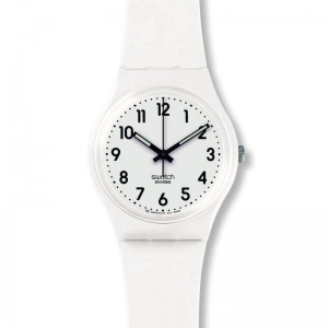 Reloj blanco just white soft gw1510 Swatch