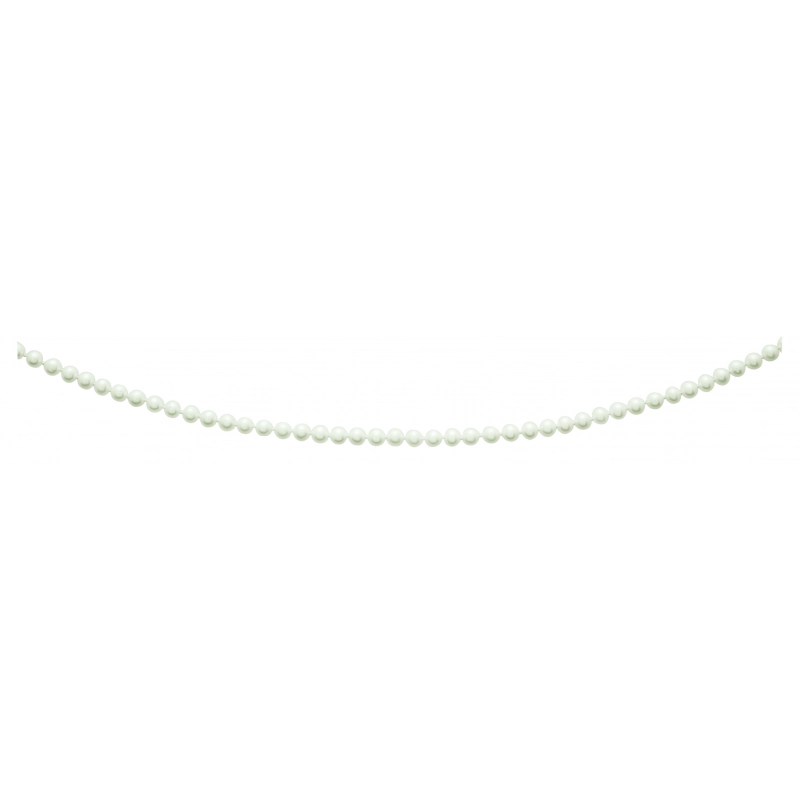Collar con perla cultivada en agua dulce 6-6.5mm 18Kt Oro Amarillo 8033.9W.45 Talla 45 Lua blanca