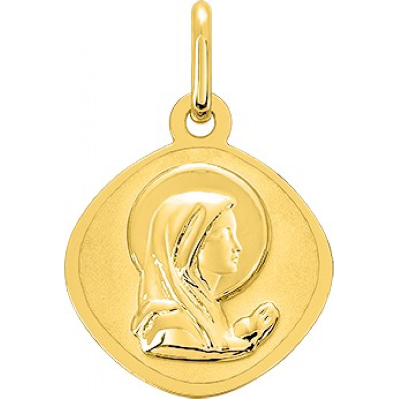 Medalla virgen oro amarillo 9kt Lua Blanca 0M54340.0